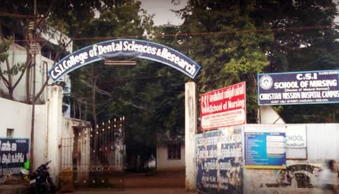 CSI College of Dental Sciences & Research, Madurai