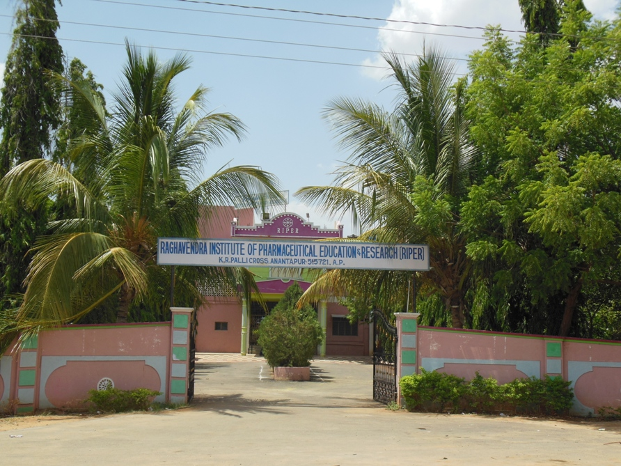 Raghavendra Institute of Pharmaceutical, Education & Research, Saigram