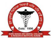 Guru Nanak Dev Dental College & Research Institute, Sunam logo