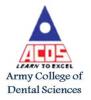 Army College of Dental Sciences, Secunderabad logo