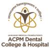 acpm dental college, dhule logo